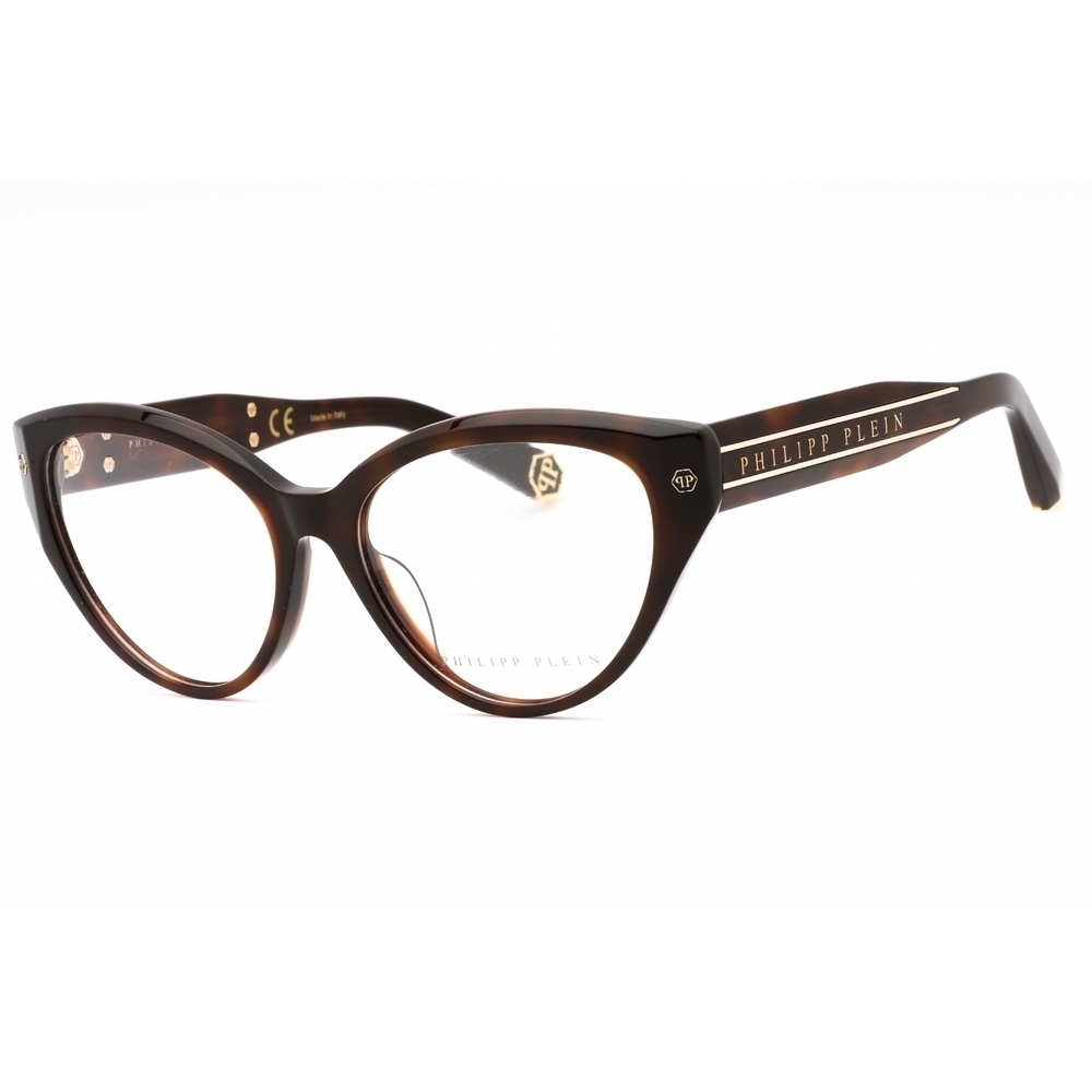 NWT PHILIPP PLEIN VPP052M 0752 Shiny Dark Havana Eyeglasses